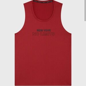 New Year No Limits Red Tank Top